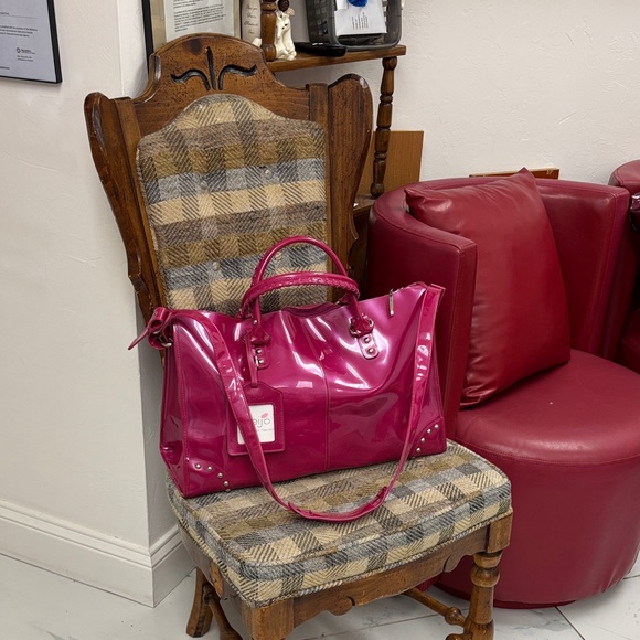 Beijo Shiny Pink Tote Bag #45 - Picture 7 of 16